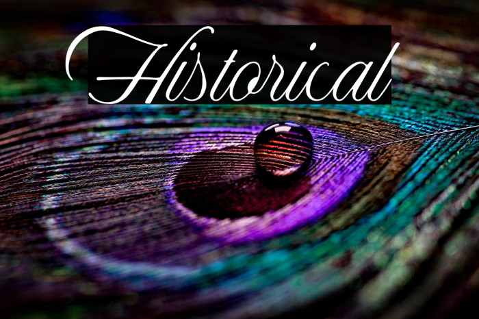 Historical Example 1