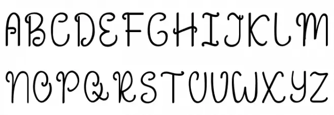 Historis Demo Schriftart Groß
