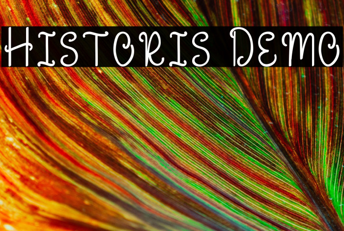 Historis Demo Example 1