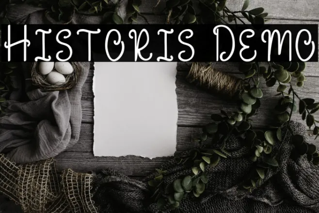 Historis Demo Example 3