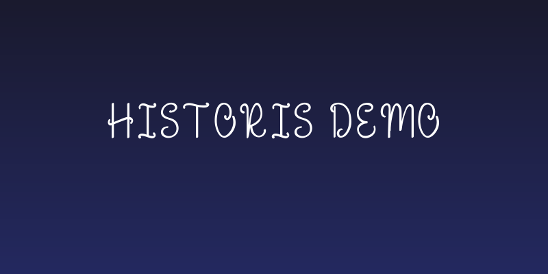 Historis Demo Social Header