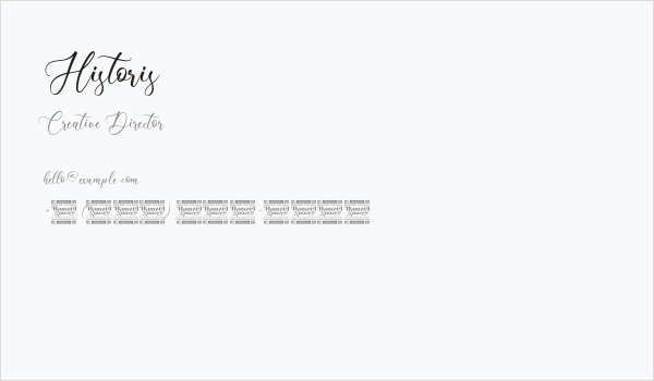 Historis Business Card