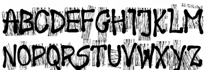 History Brush Schriftart Groß