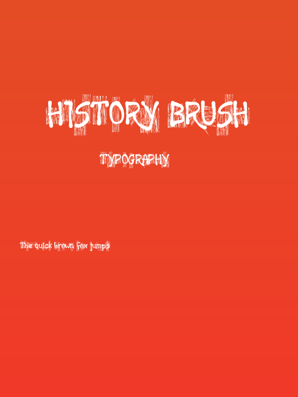 History Brush Poster