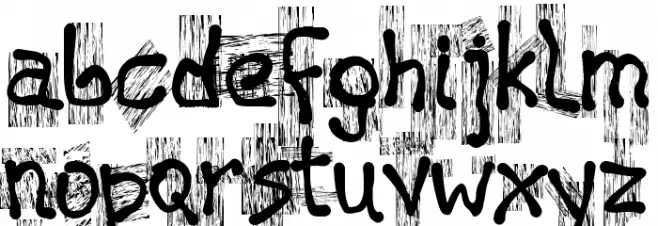 History Brush Font LOWERCASE