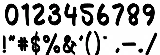 History Christmas Font OTHER CHARS