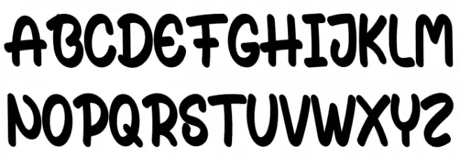 History Christmas Font UPPERCASE