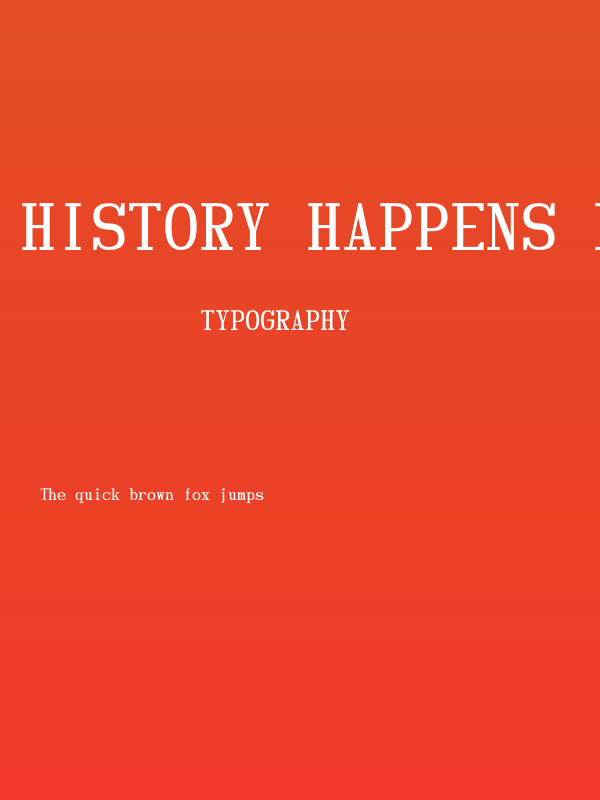 History Happens Bold Poster