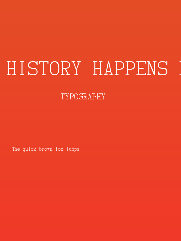 History Happens Regular Poster