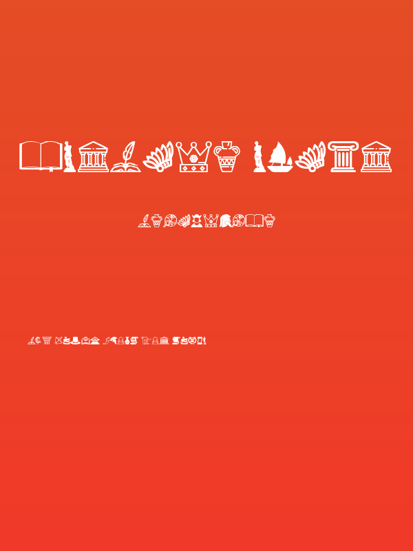 History Icons Poster