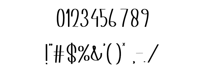 History Night Font OTHER CHARS