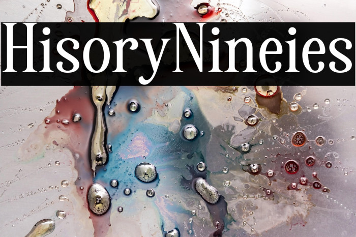 History Nineties Example 1