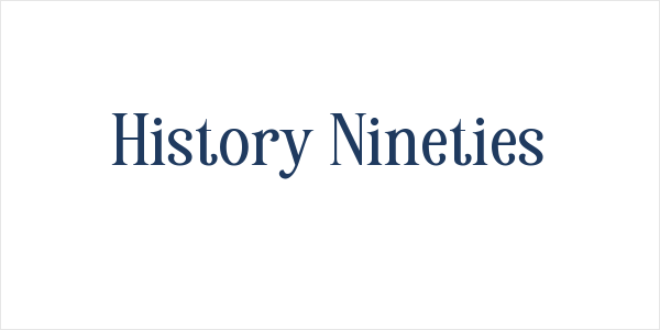 History Nineties Logo