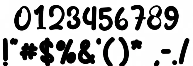 History Pumpkin Font OTHER CHARS