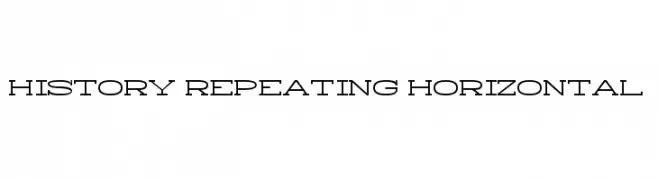History Repeating Horizontal  Free Fonts Download