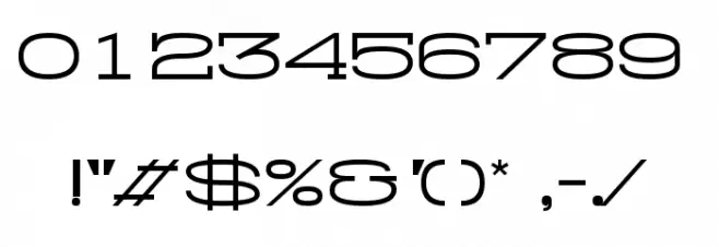 History Repeating Horizontal Шрифта ДРУГИЕ символов