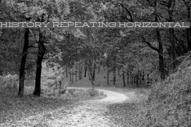 History Repeating Horizontal Шрифта examples