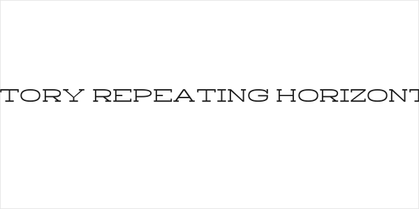 History Repeating Horizontal Logo