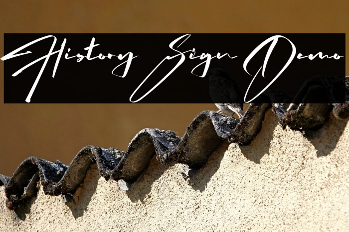 History Sign Demo Example 2