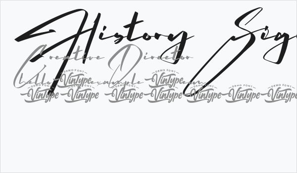 History Sign Demo Business Card