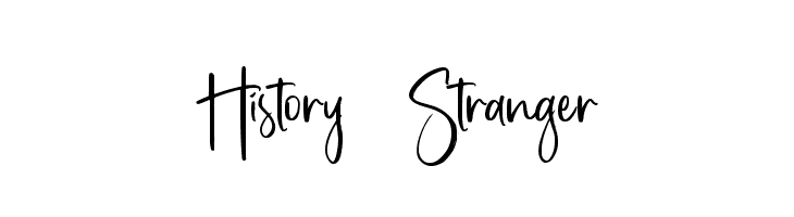 History Stranger  Free Fonts Download