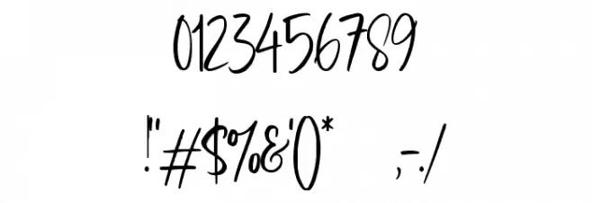 History Stranger Font OTHER CHARS