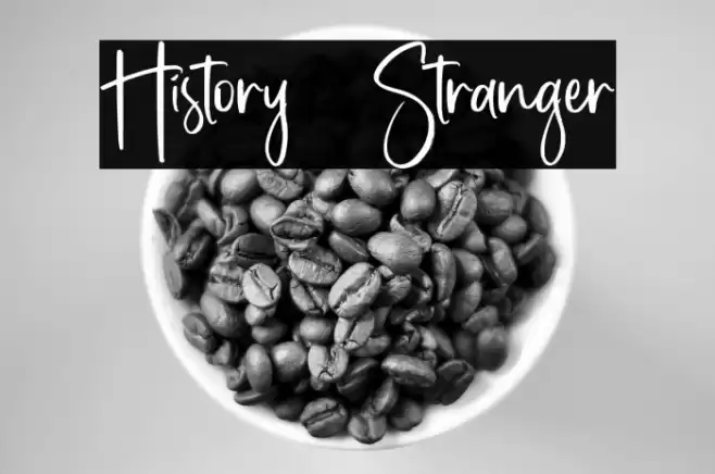History Stranger Font examples