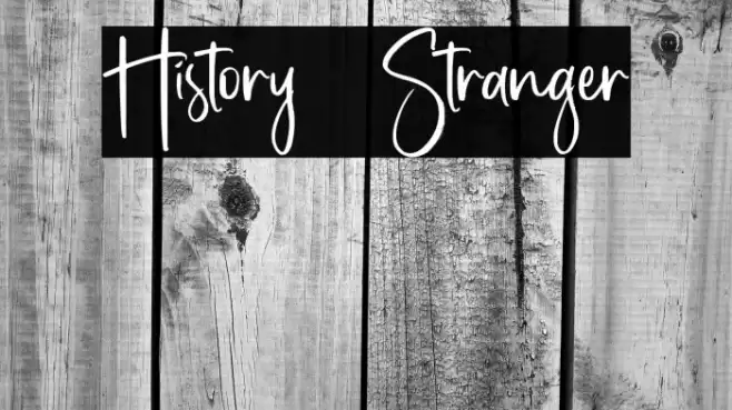 History Stranger Font examples