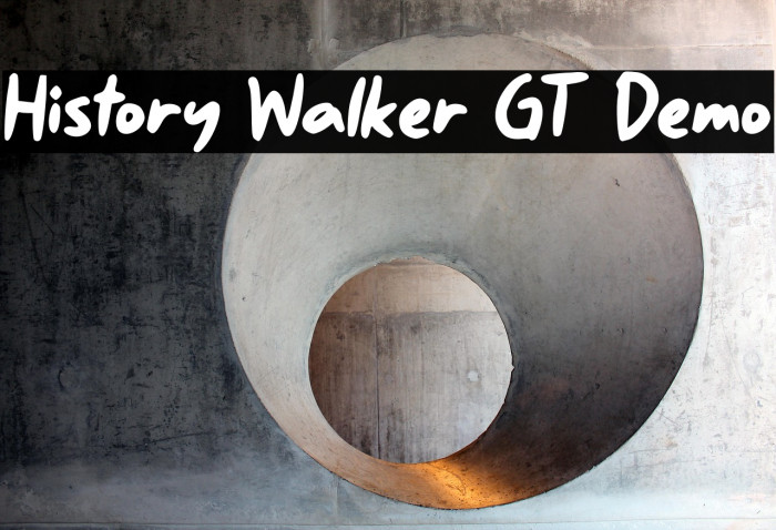 History Walker GT Demo Example 1