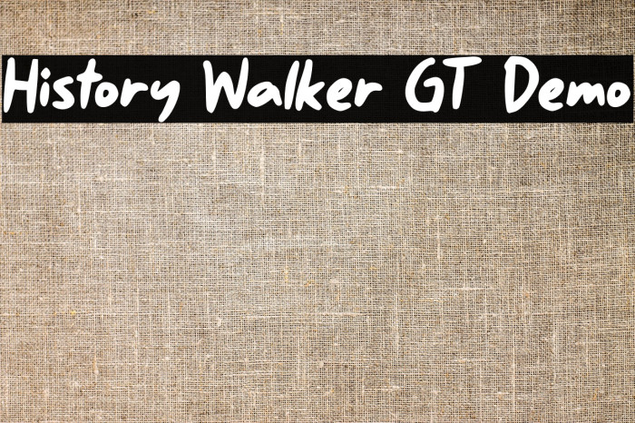 History Walker GT Demo Example 3