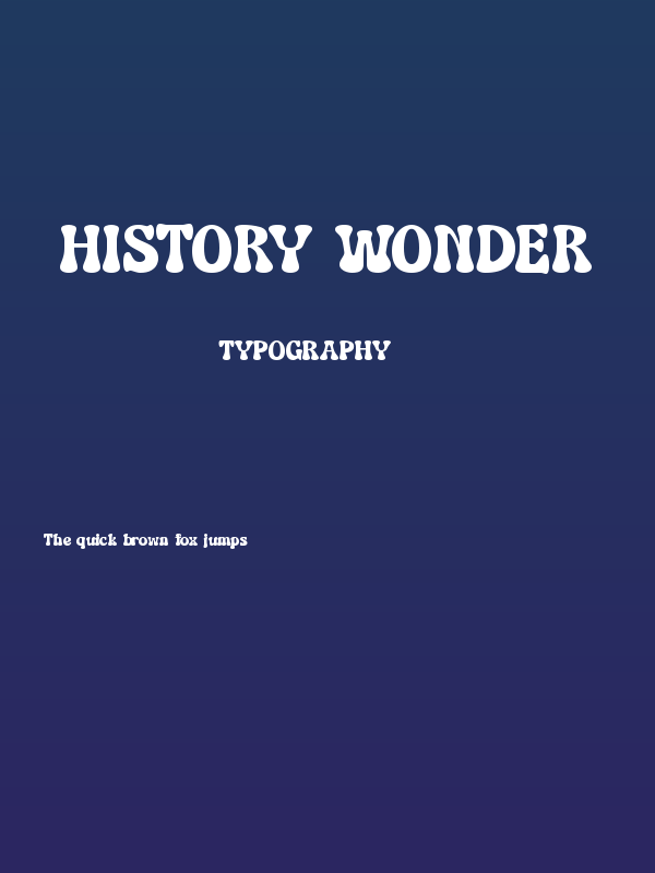 History Wonder Poster