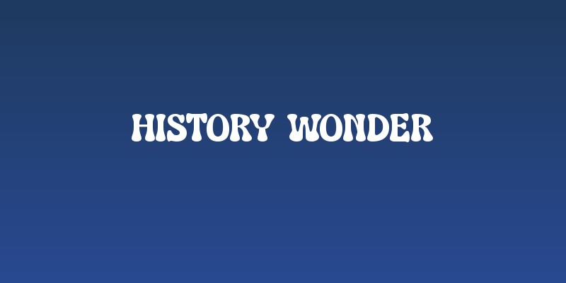 History Wonder Social Header