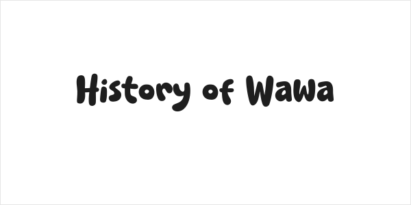 History of Wawa Logo