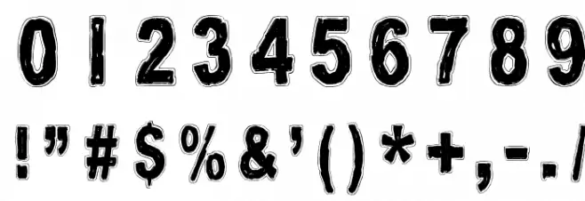History repeats itself フォント その他の文字