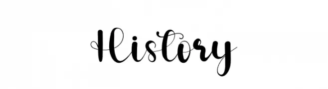 History  Frei Schriftart Herunterladen