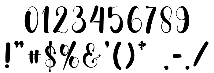 History Font OTHER CHARS