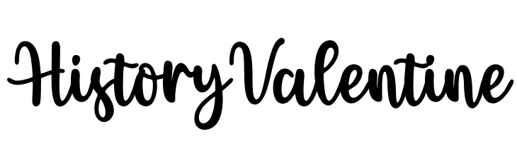 HistoryValentine  Frei Schriftart Herunterladen