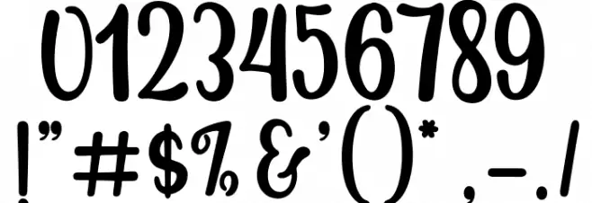 HistoryValentine Font OTHER CHARS