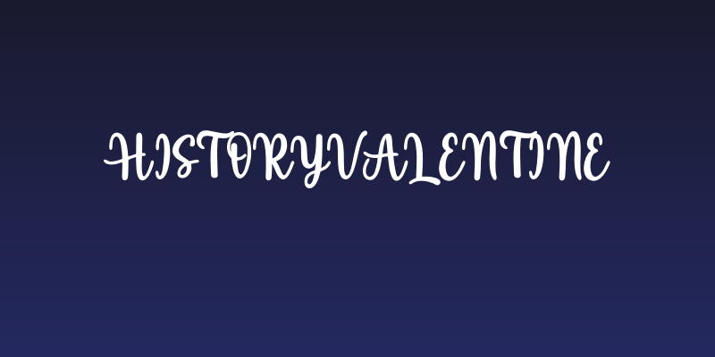 HistoryValentine Social Header