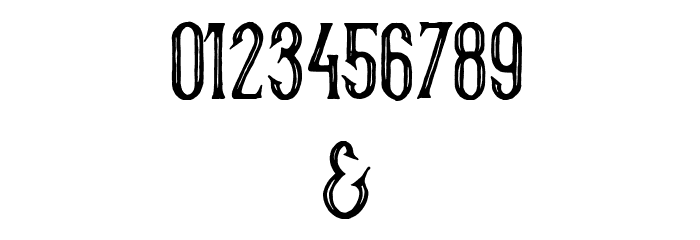 Historycal Inline Font OTHER CHARS