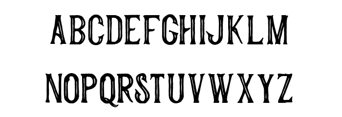 Historycal Inline Font LOWERCASE