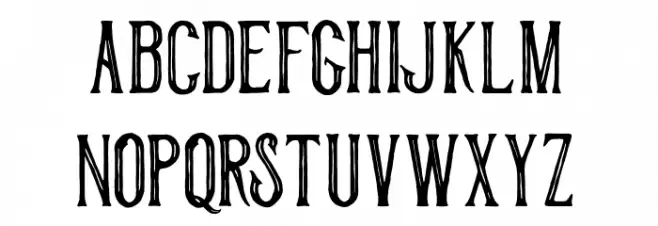 HistorycalInline Font UPPERCASE