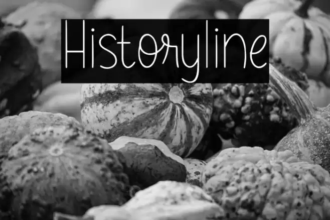 Historyline Font examples