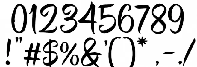 HisyamFacelift Font OTHER CHARS