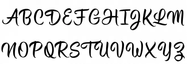 HisyamFacelift 字体 大写
