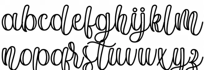 Hisyam फ़ॉन्ट लोअरकेस