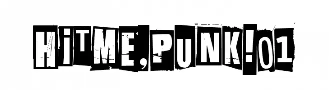 Hit me, punk! 01  Free Fonts Download
