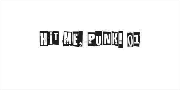 Hit me, punk! 01 Logo