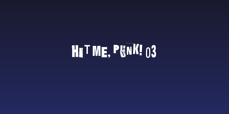 Hit me, punk! 03 Social Header