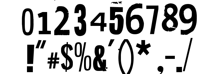 Hit me, punk! 04 Font OTHER CHARS